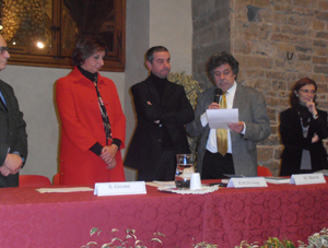 La premiazione di Giacomo Trinci